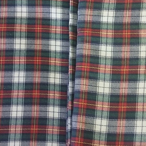 Plaid fabrics new, 2 pieces 1.60x4.60m and 1.60x3.20m