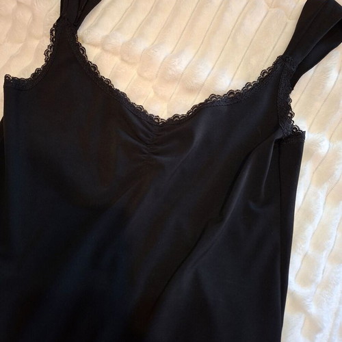 Attrattivo bodysuit new black with lace size Large