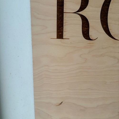 Carved sign like new, ideal for shop or home