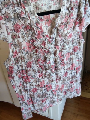Vintage Floral πουκάμισο μεταχειρισμένο, πολύχρωμο, μέγεθος XL
