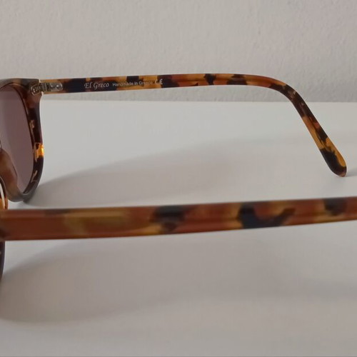El Greco handmade sunglasses unisex, like new, tortoise shell