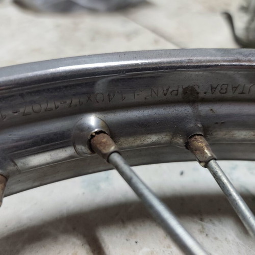 Honda C50 rims set used