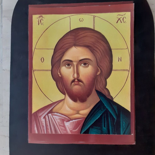 Wooden religious icon new, handmade, 39×28 cm