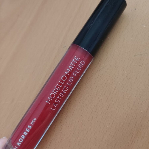 Korres liquid lipstick red new