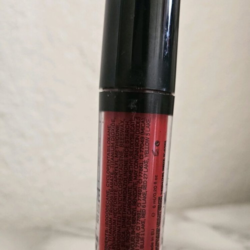 Lavish Care Matte Liquid Lip Color No 15 like new, red