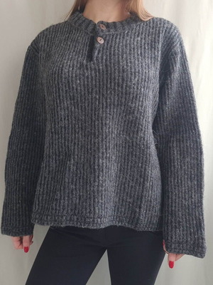 Icewear Iceland women's sweater gray, like new, size L, 100% Icelandic wool