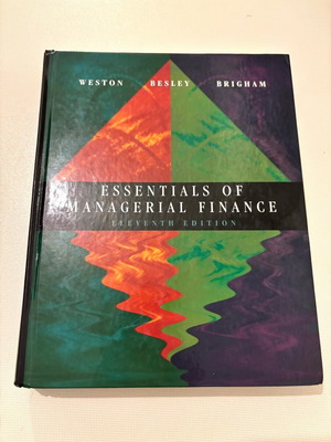 Βιβλίο Essentials of Managerial Finance έκδοση 1996 σε άριστη κατάσταση