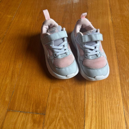 Puma Trinity παιδικά sneakers νούμερο 27 σαν καινούργιο, ροζ-γκρι
