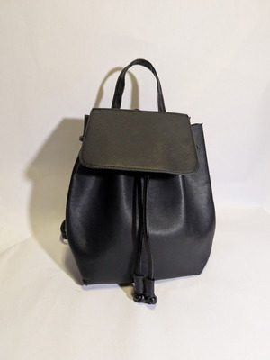 Bershka black women's backpack used