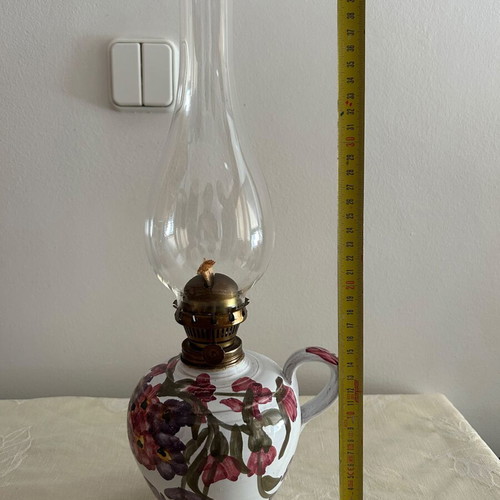 Vintage ceramic oil lamp like new