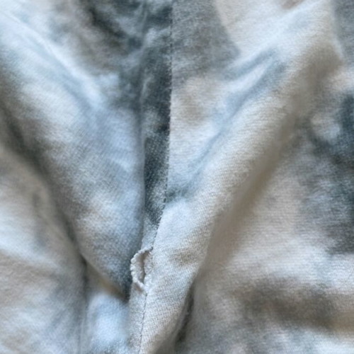 Bershka M sweatpants used, white and gray, cotton