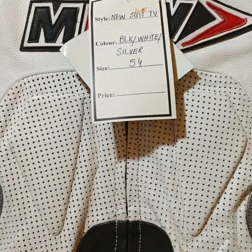 MBW New Suit TV MotoGrandprix Club leather motorcycle suit, size 54 XL