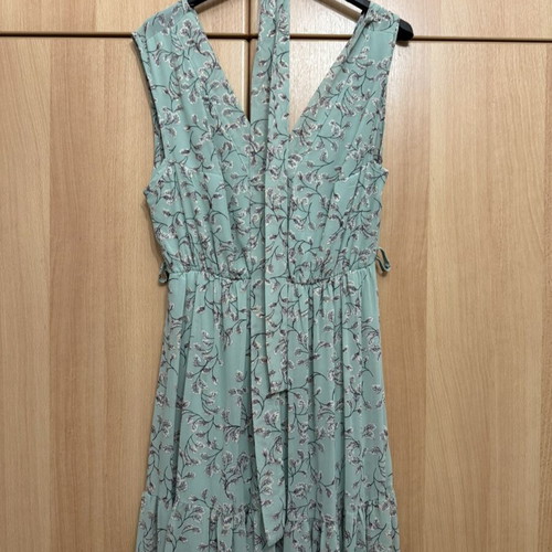 Summer dress green, like new, airy