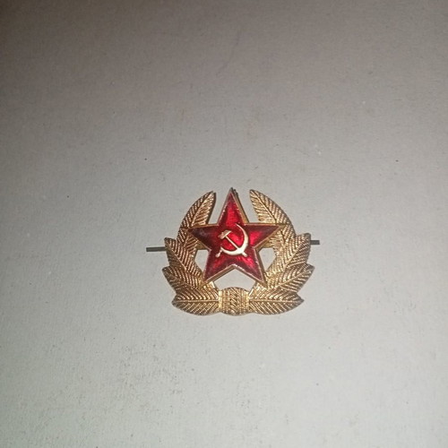 Military hat insignia 1970, set of 2 pieces