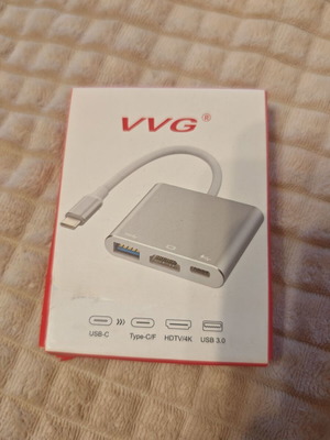 VVG TC056 USB-C 3-σε-1 hub με HDMI 4K και USB 3.0