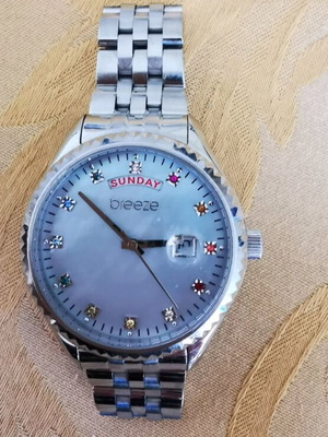 Breeze women's watch like new, silver
