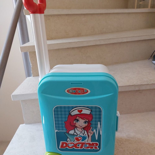 Doctor Play Suitcase used with medical tools