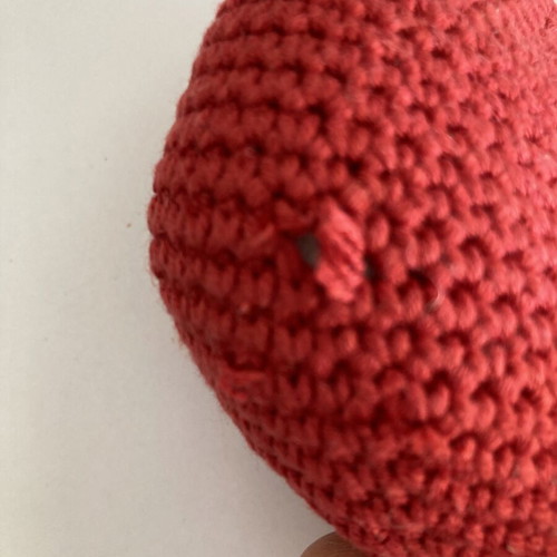 Handmade Crochet Pomegranate Gouri Lucky Charm 15cm