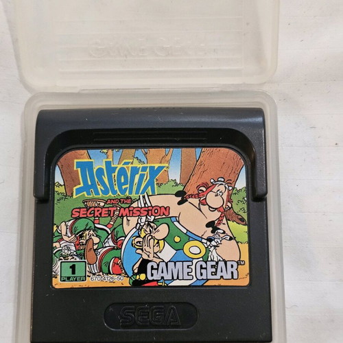 Sega Game Gear game Asterix and the Secret Mission like new