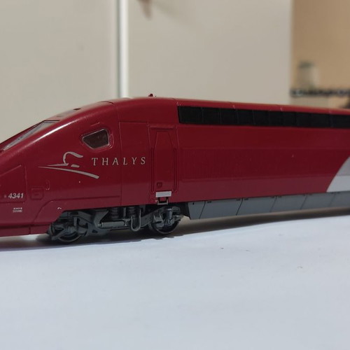 Eurostar Thalys high-speed train car Mehano H0 scale 1:87