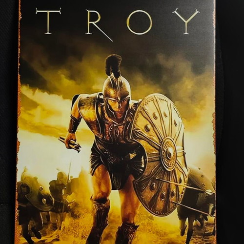 Metal decorative sign Troy Achilles 20x30 cm like new