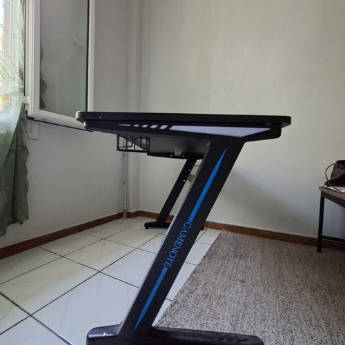 Gamenote gaming desk used, black, 120x60x75 cm