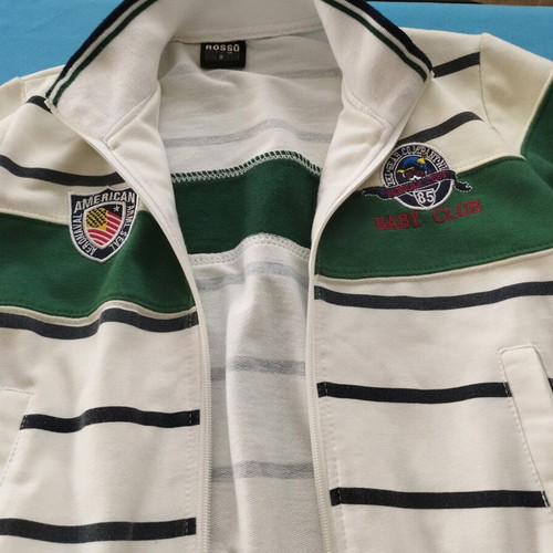 Rosso kids varsity style jacket No. 8 like new