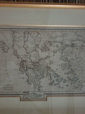 Χάρτης Grecle Antique Mappa Nova 1826 καινούργιο συλλεκτικό έργο με αρίθμηση