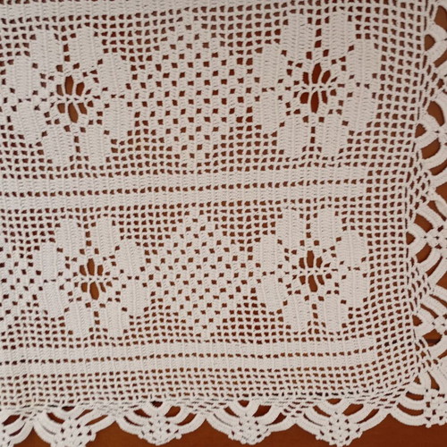 Set of handmade crochet linens new