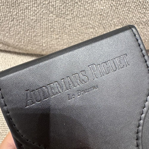 Audemars Piguet Black Leather Watch Travel Case new