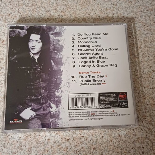 Rory Gallagher Calling Card CD, rock