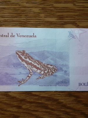 Βενεζουέλα 5 Bolivares χαρτονόμισμα 2018, UNC