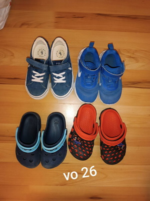 Polo and Nike athletic shoes like new, size 26, clogs