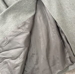 Women's coat used, slim fit gray, size S