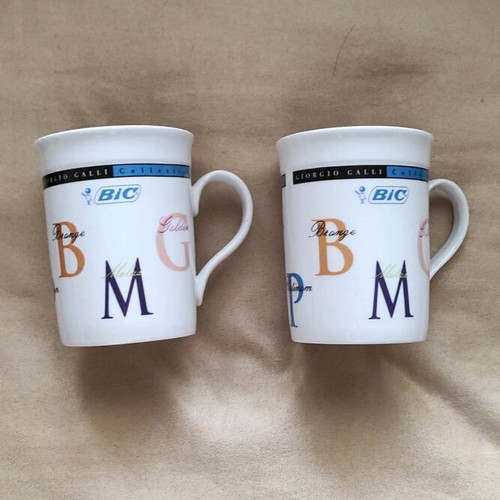 Κούπες BIC vintage Giorgio Galli collection σαν καινούργιες, 2 τεμάχια