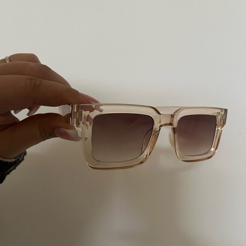 Women's sunglasses like new, beige and pink
