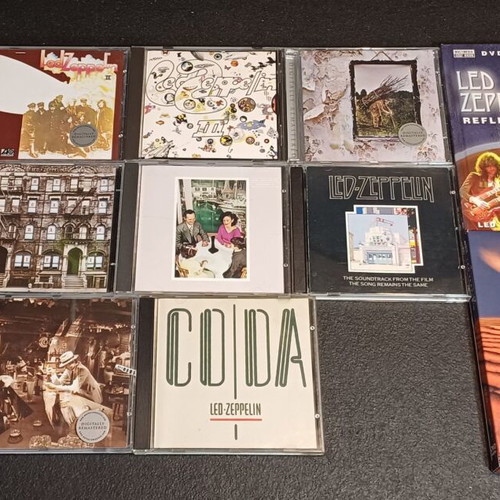 Led Zeppelin Complete Discography 12 CD, 1 Book, 3 DVD used