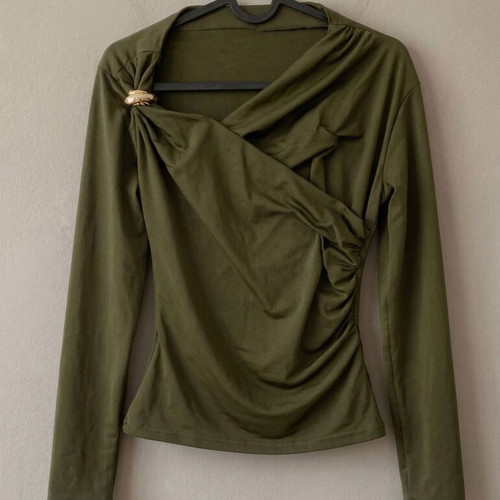 Green Night Top καινούργιο, πράσινο, μέγεθος S