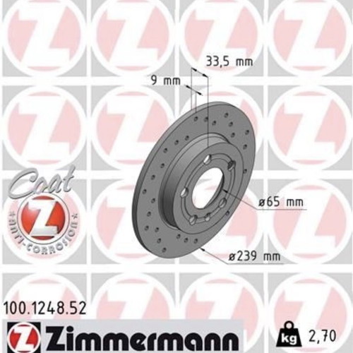 Zimmermann brake discs new