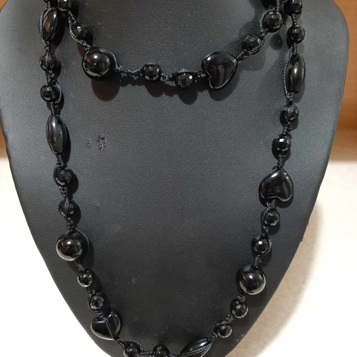 Necklace with black onyx new from personal collection
