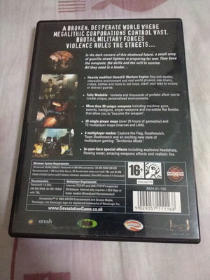 Devastation PC CD-ROM used, English version