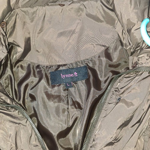 Lynne women's jacket like new, size L, brown
