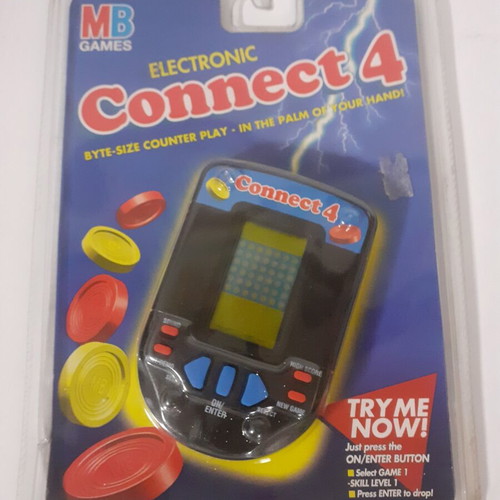 Connect 4 handheld electronic game MB 1996