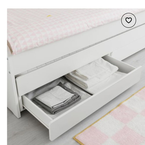 IKEA SLAKT bed like new with storage space