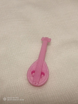 Playmobil pink lute accessory like new