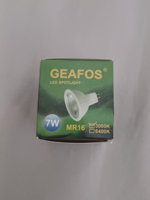Geafos MR16 7W LED σποτ, θερμό φως, πακέτο 13