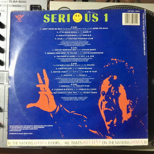 Serious 1 double vinyl LP used, electronic music compilation