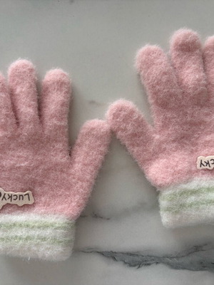 Γάντια ροζ μεταχειρισμένα για παιδιά έως 5 ετών