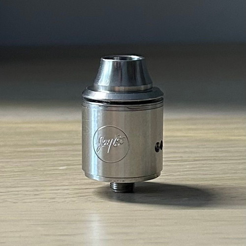 Wismec Indestructible RDA by Jay-Bo used, stainless steel