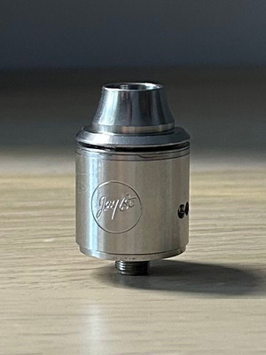 Wismec Indestructible RDA by Jay-Bo used, stainless steel